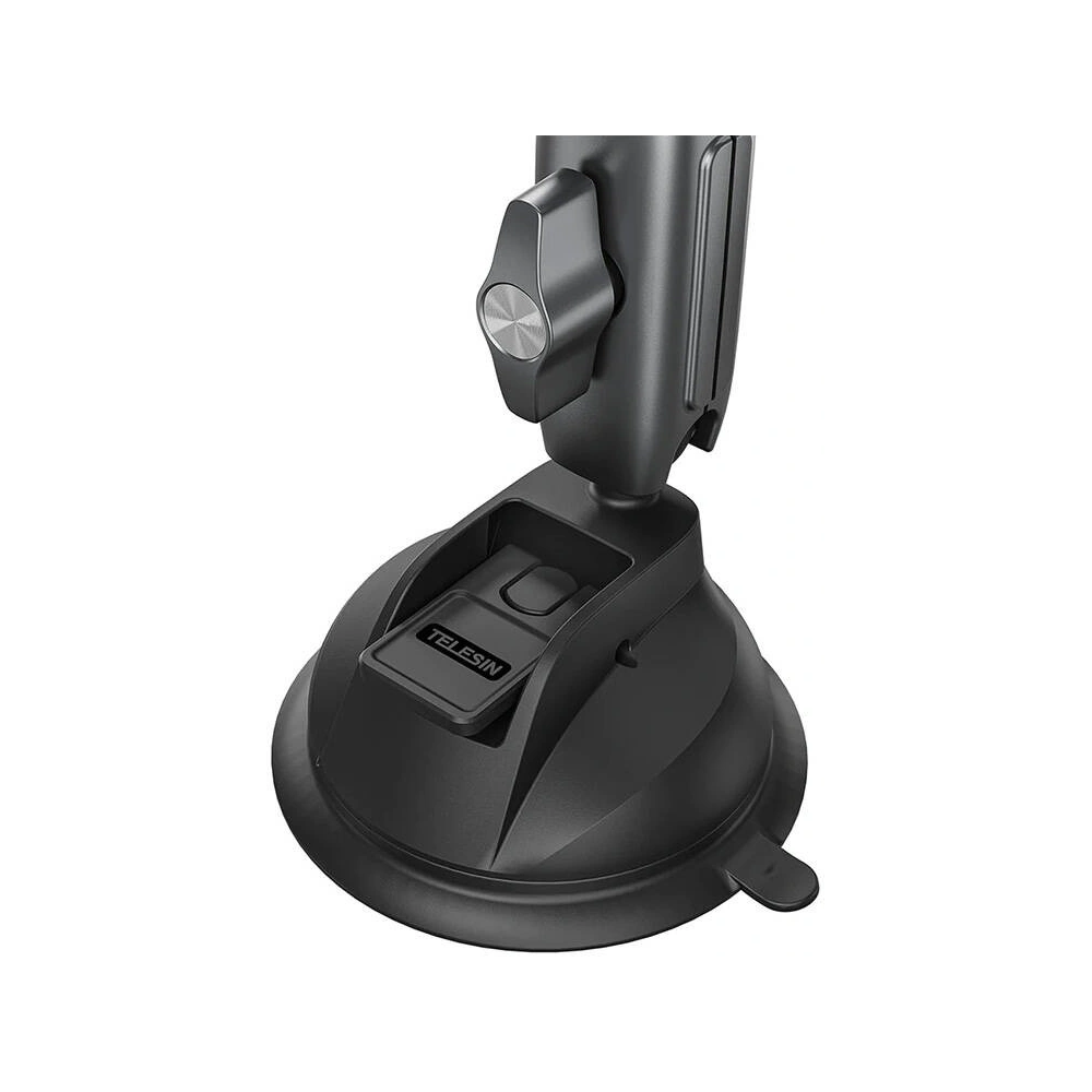 Trójramienny uchwyt z przyssawką Telesin do telefonów i kamer sportowych