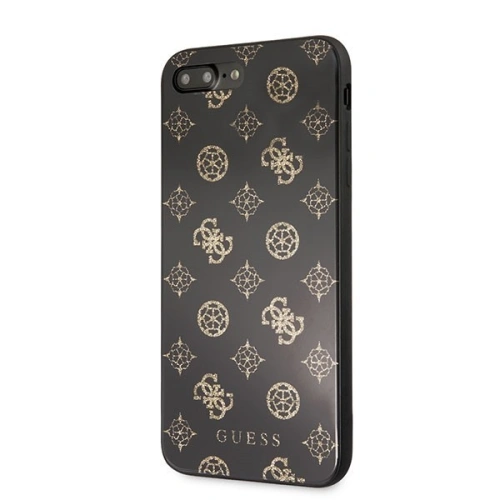 Kup Etui Guess GUHCI8LTGGPBK Apple iPhone 7/8 Plus czarny/black hard case Peony G Double Layer Glitter - GUE137BLK - {ean13} - Sklep Home Screen