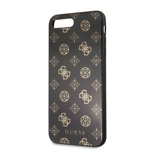 Kup Etui Guess GUHCI8LTGGPBK Apple iPhone 7/8 Plus czarny/black hard case Peony G Double Layer Glitter - GUE137BLK - {ean13} - Sklep Home Screen