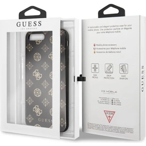 Kup Etui Guess GUHCI8LTGGPBK Apple iPhone 7/8 Plus czarny/black hard case Peony G Double Layer Glitter - GUE137BLK - {ean13} - Sklep Home Screen
