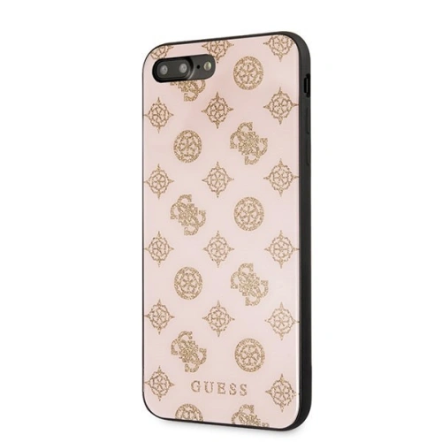Kup Guess Apple Tasche GUHCI8LTGGPLP iPhone 7/8 Plus hellrosa/hellrosa Hartschale Peony G Double Layer Glitter - GUE138PNK - {ean13} - Sklep Home Screen