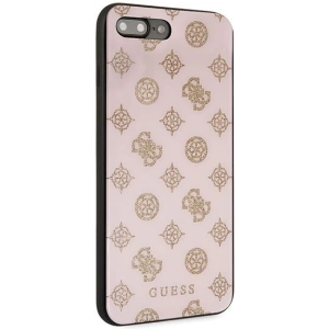 Etui Guess GUHCI8LTGGPLP Apple iPhone 7/8 Plus světle růžový/light pink hard case Peony G Double Layer Glitter