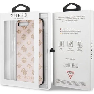 Kup Etui Guess GUHCI8LTGGPLP Apple iPhone 7/8 Plus jasnoróżowy/light pink hard case Peony G Double Layer Glitter - GUE138PNK - {ean13} - Sklep Home Screen