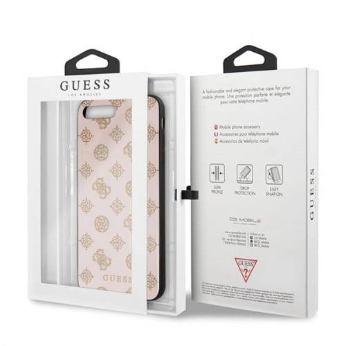 Kup Etui Guess GUHCI8LTGGPLP Apple iPhone 7/8 Plus světle růžový/light pink hard case Peony G Double Layer Glitter - GUE138PNK - {ean13} - Sklep Home Screen