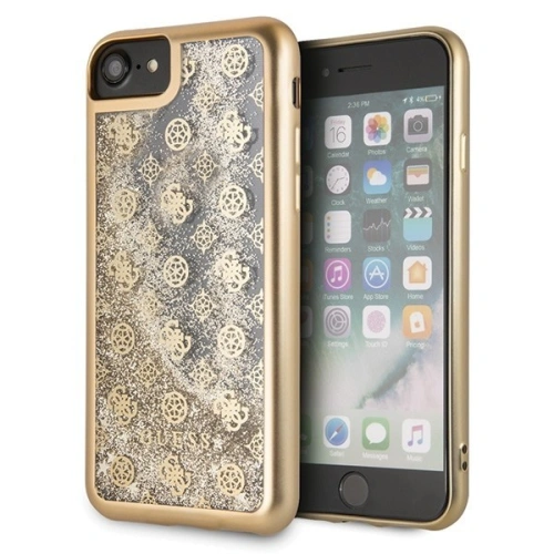 Kup Etui Guess GUHCI8PEOLGGO Apple iPhone SE 2022/SE 2020/8/7 auriu /gold hard case 4G Peony Liquid Glitter - GUE139GLD - {ean13} - Sklep Home Screen