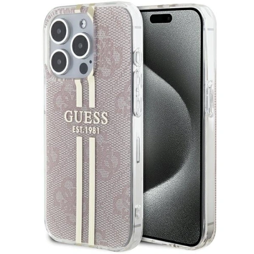 Kup Etui Guess GUHCP14XH4PSEGP Apple iPhone 14 Pro Max hardcase IML 4G Gold Stripe růžový/pink - GUE3174 - {ean13} - Sklep Home Screen