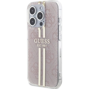 Kup Etui Guess GUHCP14XH4PSEGP Apple iPhone 14 Pro Max hardcase IML 4G Gold Stripe růžový/pink - GUE3174 - {ean13} - Sklep Home Screen