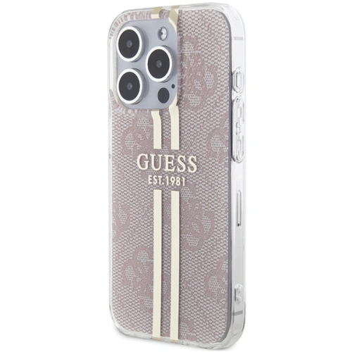 Kup Etui Guess GUHCP14XH4PSEGP Apple iPhone 14 Pro Max hardcase IML 4G Gold Stripe růžový/pink - GUE3174 - {ean13} - Sklep Home Screen