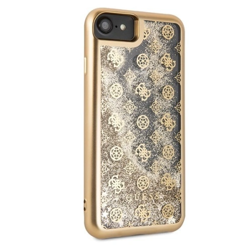 Kup Etui Guess GUHCI8PEOLGGO Apple iPhone SE 2022/SE 2020/8/7 auriu /gold hard case 4G Peony Liquid Glitter - GUE139GLD - {ean13} - Sklep Home Screen