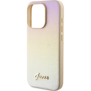Kup Etui Guess GUHCP14XPSAIRSD Apple iPhone 14 Pro Max hardcase Saffiano Iridescent Script zlatý/gold - GUE3175 - {ean13} - Sklep Home Screen