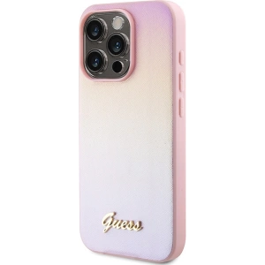 Kup Etui Guess GUHCP14XPSAIRSP Apple iPhone 14 Pro Max hardcase Saffiano Iridescent Script růžový/pink - GUE3176 - {ean13} - Sklep Home Screen