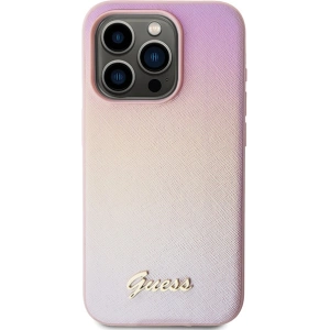 Kup Etui Guess GUHCP14XPSAIRSP Apple iPhone 14 Pro Max hardcase Saffiano Iridescent Script růžový/pink - GUE3176 - {ean13} - Sklep Home Screen