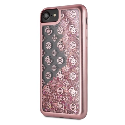 Kup Guess Apple Tasche GUHCI8PEOLGPI iPhone SE 2022/SE 2020/8/7 rosa/rosa Hartschale 4G Peony Liquid Glitter - GUE140PNK - {ean13} - Sklep Home Screen