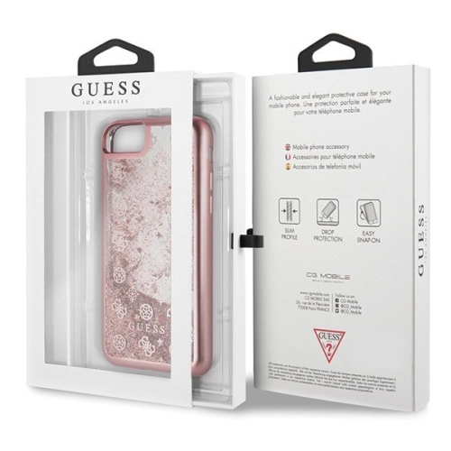 Kup Etui Guess GUHCI8PEOLGPI Apple iPhone SE 2022/SE 2020/8/7 růžový /pink hard case 4G Peony Liquid Glitter - GUE140PNK - {ean13} - Sklep Home Screen