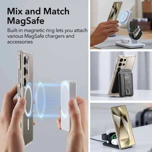 Kup Etui ESR Classic Hybrid HaloLock MagSafe Samsung Galaxy S24 Ultra Čiré - ESR758 - {ean13} - Sklep Home Screen