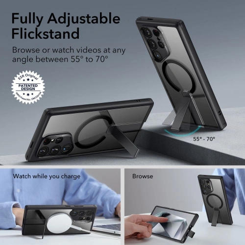 Buy ESR Flickstand Boost HaloLock Samsung Galaxy S24 Ultra Frosted Clear - ESR759 - {ean13} - Home Screen Store Europe