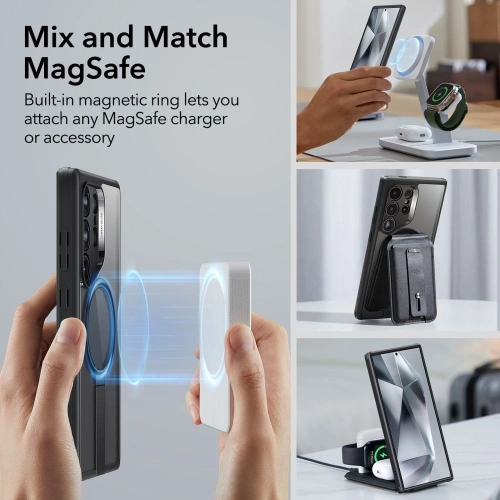 Buy ESR Flickstand Boost HaloLock Samsung Galaxy S24 Ultra Frosted Clear - ESR759 - {ean13} - Home Screen Store Europe