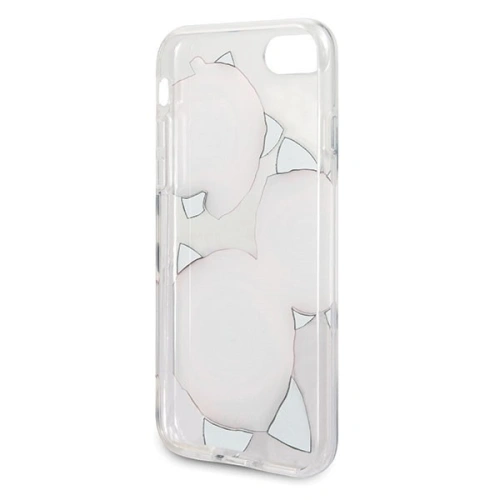 Kup Etui Guess GUHCI8ROSTR Apple iPhone SE 2022/SE 2020/8/7 carcasă dură transparentă Flower Desire trandafir roșu - GUE141RED - {ean13} - Sklep Home Screen