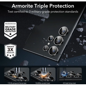Protector de cameră ESR pentru Samsung Galaxy S24 Ultra Negru