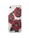 Kup Guess Apple Tasche GUHCI8ROSTR iPhone SE 2022/SE 2020/8/7 transpa rent Hartschalenetui Flower Desire rot rose - GUE141RED - {ean13} - Sklep Home Screen