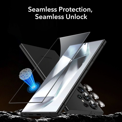 Kup Gehärtetes Glas + für Kameraobjektive ESR Schutzset Samsung Galaxy S24 Ultra Klar [2+1 PACK] - ESR763 - {ean13} - Sklep Home Screen