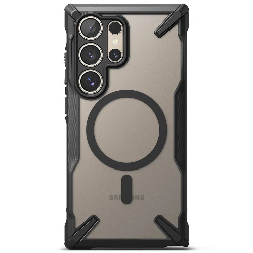Kup Case Ringke Fusion-X Magnetic MagSafe Samsung Galaxy S24 Ultra Matt Schwarz - RGK1933 - {ean13} - Sklep Home Screen