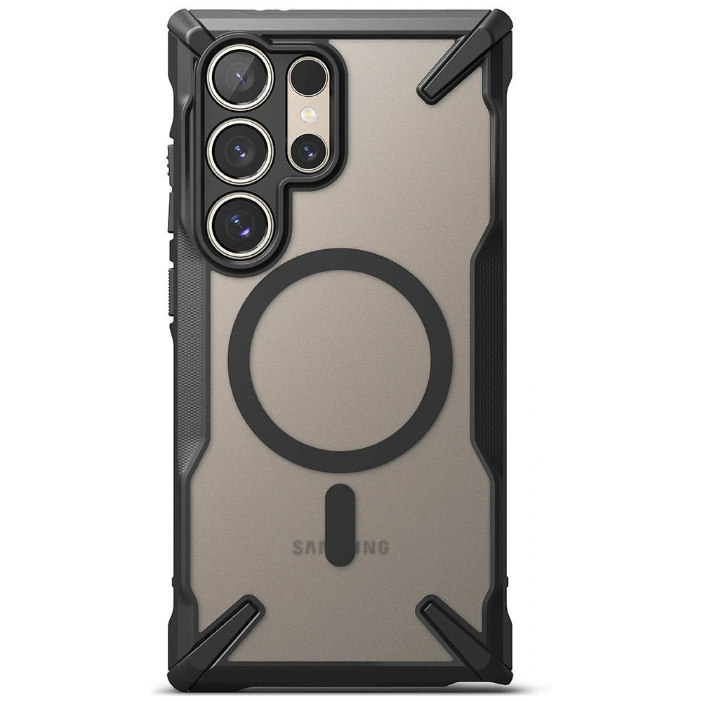 Etui Ringke Fusion-X Magnetic MagSafe Samsung Galaxy S24 Ultra Matte Black