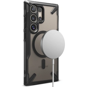 Buy Ringke Fusion-X Magnetic MagSafe Samsung Galaxy S24 Ultra Matte Black - RGK1933 - {ean13} - Home Screen Store Europe