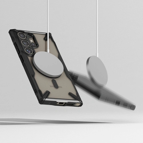 Kup Case Ringke Fusion-X Magnetic MagSafe Samsung Galaxy S24 Ultra Matt Schwarz - RGK1933 - {ean13} - Sklep Home Screen