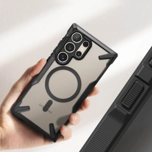 Kup Etui Ringke Fusion-X Magnetic MagSafe Samsung Galaxy S24 Ultra Matte Black - RGK1933 - {ean13} - Sklep Home Screen