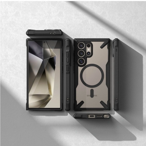Kup Case Ringke Fusion-X Magnetic MagSafe Samsung Galaxy S24 Ultra Matt Schwarz - RGK1933 - {ean13} - Sklep Home Screen
