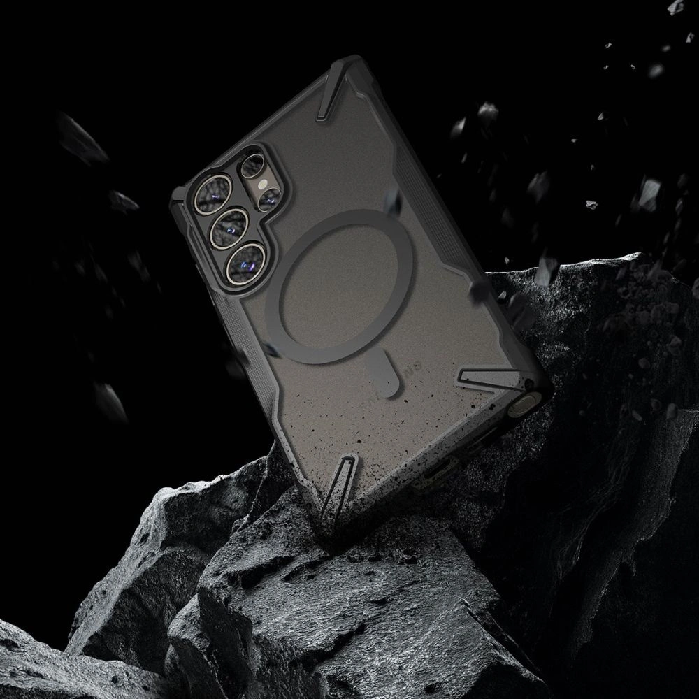 Etui Ringke Fusion-X Magnetic MagSafe Samsung Galaxy S24 Ultra Matte Black