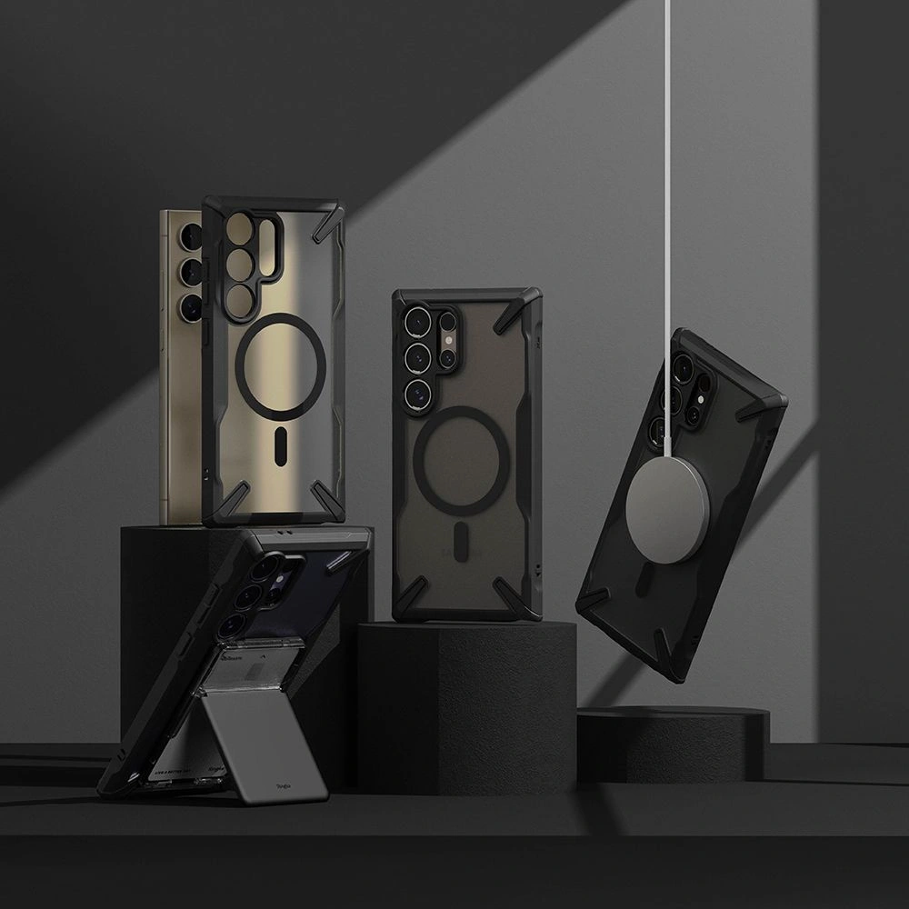 Etui Ringke Fusion-X Magnetic MagSafe Samsung Galaxy S24 Ultra Matte Black