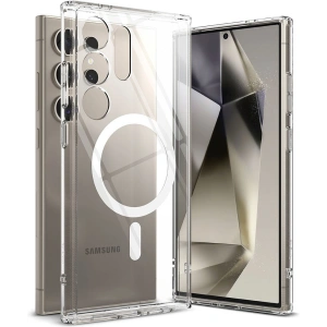 Kup Etui Ringke Fusion Magnetic MagSafe Samsung Galaxy S24 Ultra Clear - RGK1934 - {ean13} - Sklep Home Screen