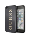 Guess Apple Tasche GUHCI8TGGGBK iPhone SE 2022/SE 2020/8/7 schwarz /schwarz Hartschalenetui Classic Double Layer Glitter