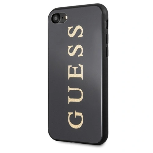 Kup Guess Apple Tasche GUHCI8TGGGBK iPhone SE 2022/SE 2020/8/7 schwarz /schwarz Hartschalenetui Classic Double Layer Glitter - GUE142BLK - {ean13} - Sklep Home Screen
