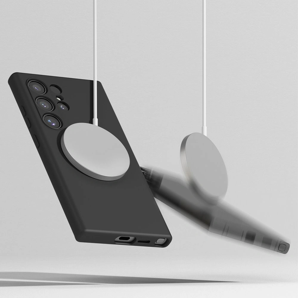 Etui Ringke Silicone Magnetic MagSafe Samsung Galaxy S24 Ultra Black