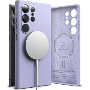 Kup Case Ringke Silikon Magnetisch MagSafe Samsung Galaxy S24 Ultra Lavendel - RGK1936 - {ean13} - Sklep Home Screen
