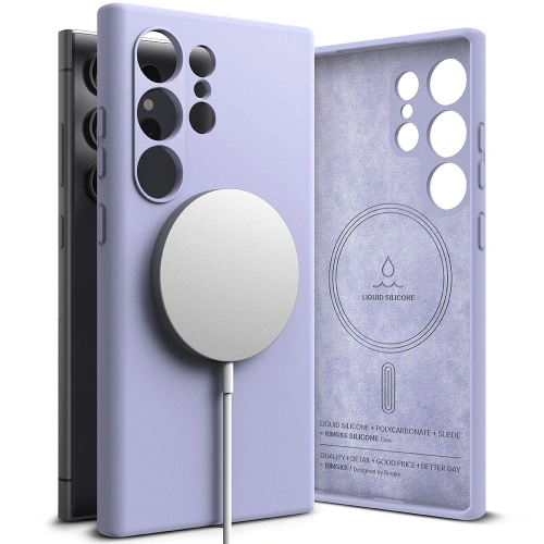 Kup Case Ringke Silikon Magnetisch MagSafe Samsung Galaxy S24 Ultra Lavendel - RGK1936 - {ean13} - Sklep Home Screen