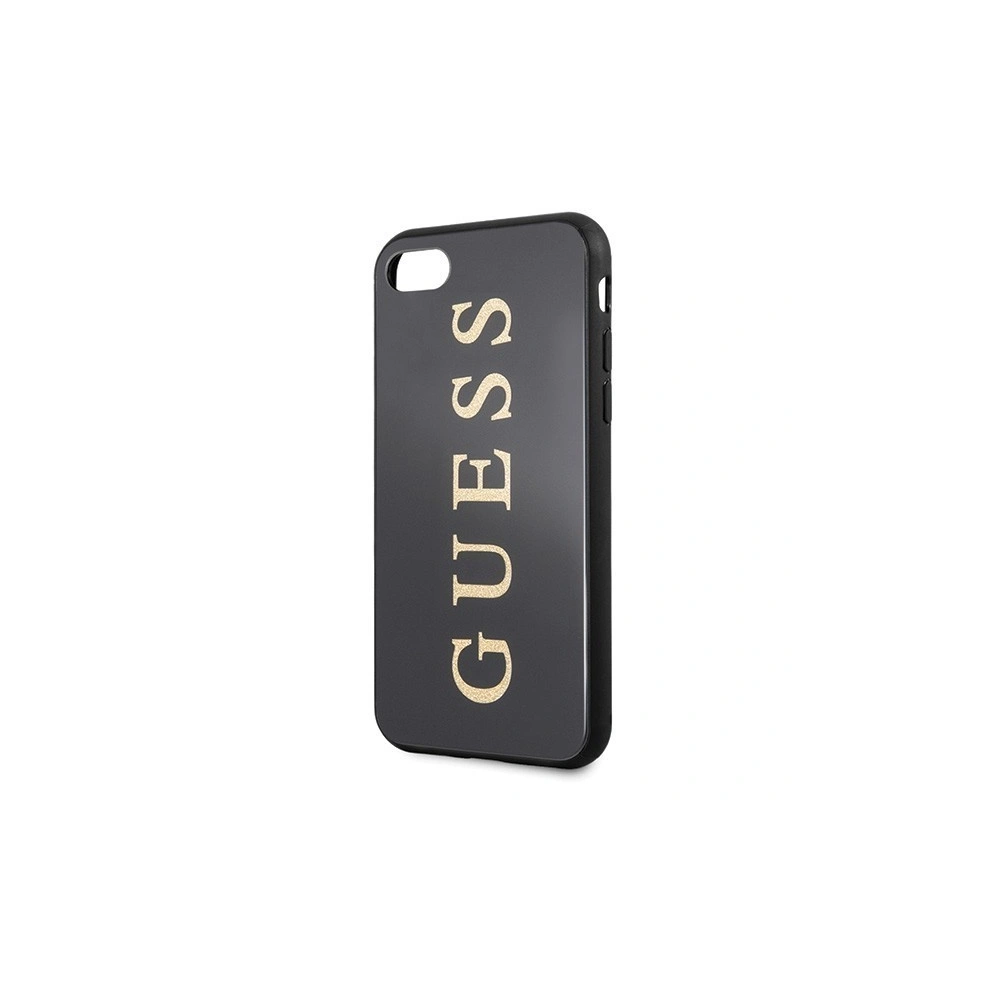 Etui Guess GUHCI8TGGGBK Apple iPhone SE 2022/SE 2020/8/7 czarny /black hard case Classic Double Layer Glitter