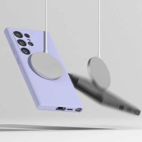 Buy Ringke Silicone Magnetic MagSafe Samsung Galaxy S24 Ultra Lavender - RGK1936 - {ean13} - Home Screen Store Europe