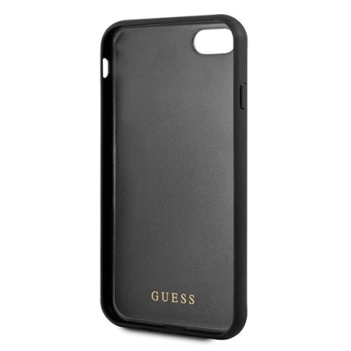 Kup Guess Apple Tasche GUHCI8TGGGBK iPhone SE 2022/SE 2020/8/7 schwarz /schwarz Hartschalenetui Classic Double Layer Glitter - GUE142BLK - {ean13} - Sklep Home Screen