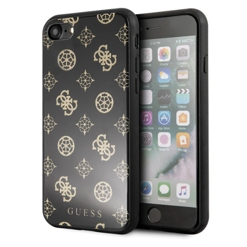 Kup Etui Guess GUHCI8TGGPBK Apple iPhone SE 2022/SE 2020/8/7 černé /black hard case Peony G Double Layer Glitter - GUE143BLK - {ean13} - Sklep Home Screen