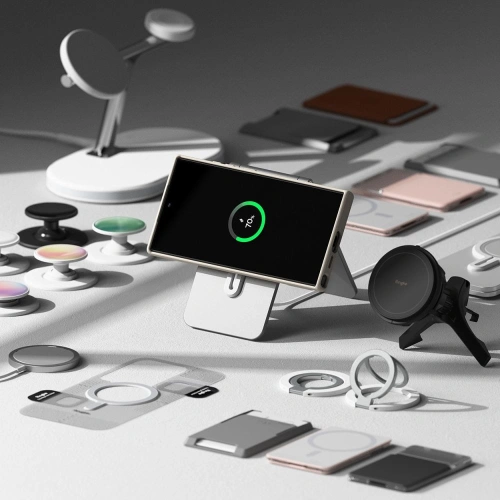 Kup Etui Ringke Silicon Magnetic MagSafe Samsung Galaxy S24 Ultra Stone - RGK1938 - {ean13} - Sklep Home Screen