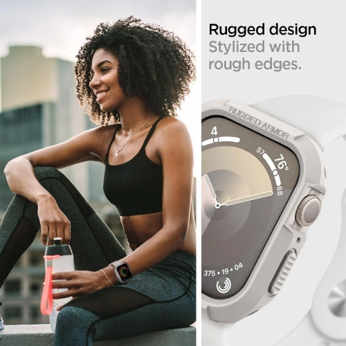 Kup Etui Spigen Rugged Armor Apple Watch 4/5/6/7/8/9/SE 44/45mm Dune Beige - SPN3309 - {ean13} - Sklep Home Screen