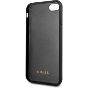 Etui Guess GUHCI8TGGPBK Apple iPhone SE 2022/SE 2020/8/7 černé /black hard case Peony G Double Layer Glitter