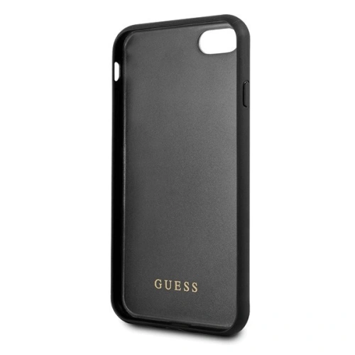 Kup Guess Apple Tasche GUHCI8TGGPBK iPhone SE 2022/SE 2020/8/7 schwarz /schwarz Hartschalenetui Peony G Double Layer Glitter - GUE143BLK - {ean13} - Sklep Home Screen
