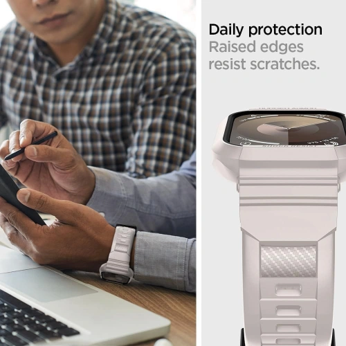 Buy Case Spigen Rugged Armor Pro Apple Watch 4/5/6/7/8/9/SE 44/45mm Dune Beige - SPN3310 - {ean13} - Home Screen Store Europe