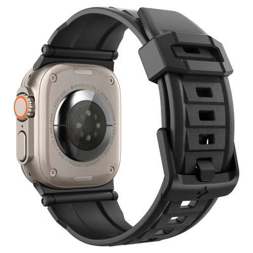 Kup Pasek Spigen Rugged Ultra Band Apple Watch 4/5/6/7/8/SE/Ultra 44/45/49mm Matt Fekete - SPN3311 - {ean13} - Sklep Home Screen