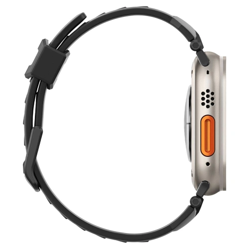 Kup Pasek Spigen Rugged Ultra Band Apple Watch 4/5/6/7/8/SE/Ultra 44/45/49mm Matt Fekete - SPN3311 - {ean13} - Sklep Home Screen